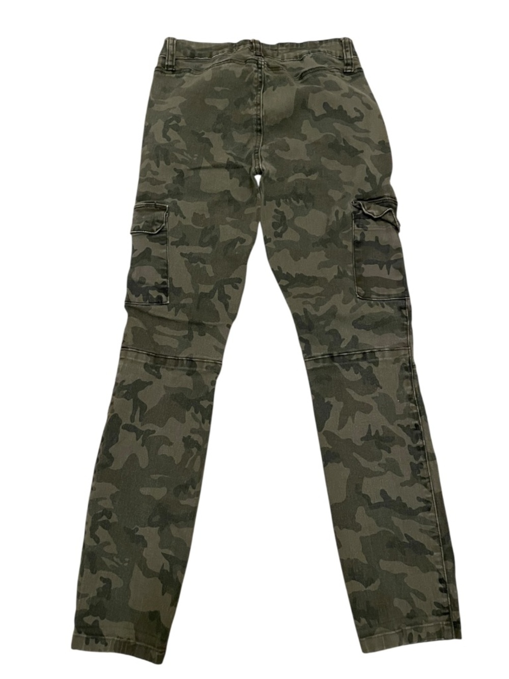 Ashley Mason Pants Junior Size 1/25 Camo Cargo Jeans Zip Pockets Size 1/25 - Picture 5 of 12